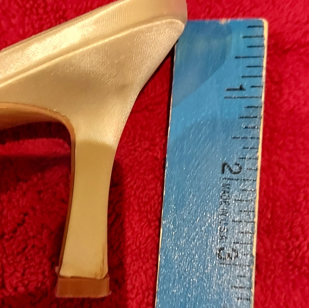Colorifics White Satin Formal Shoe - Picture 10 of 10